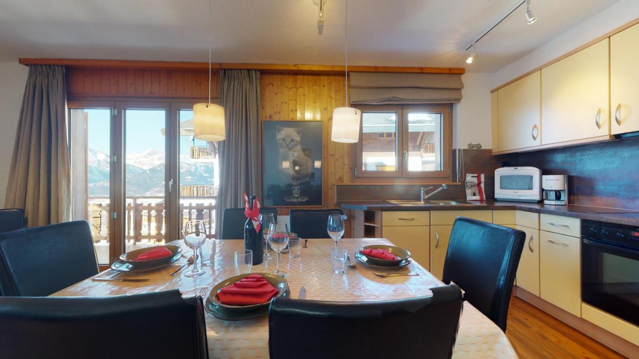 Greppons Cosy & Mountain Apartments By Alpvision Residences Veysonnaz ภายนอก รูปภาพ